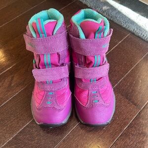 Kids MERRELL Pink and Teal Boots